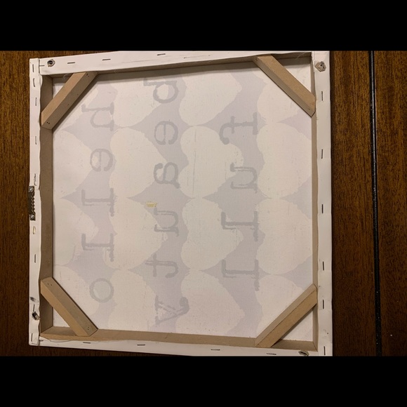 “Hello Beauty Full” Heart Canvas Decor - Picture 2 of 2